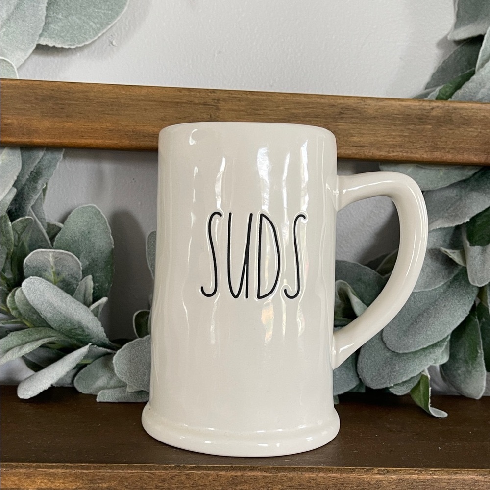Rae Dunn Cream 'SUDS' Mug